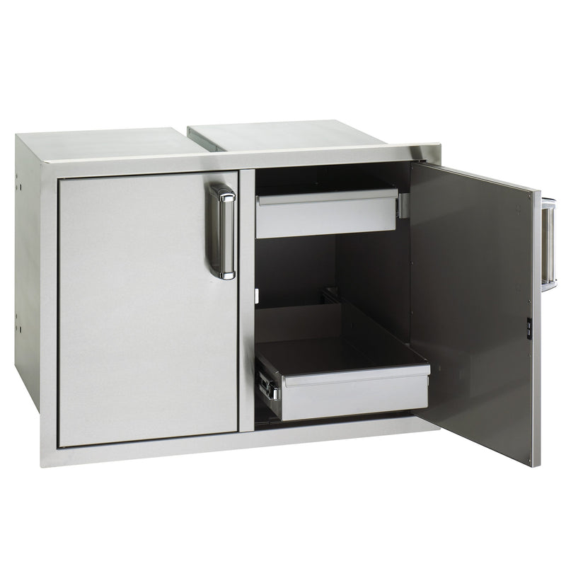 Fire Magic Premium Flush Double Doors w/ 2 Dual Drawers