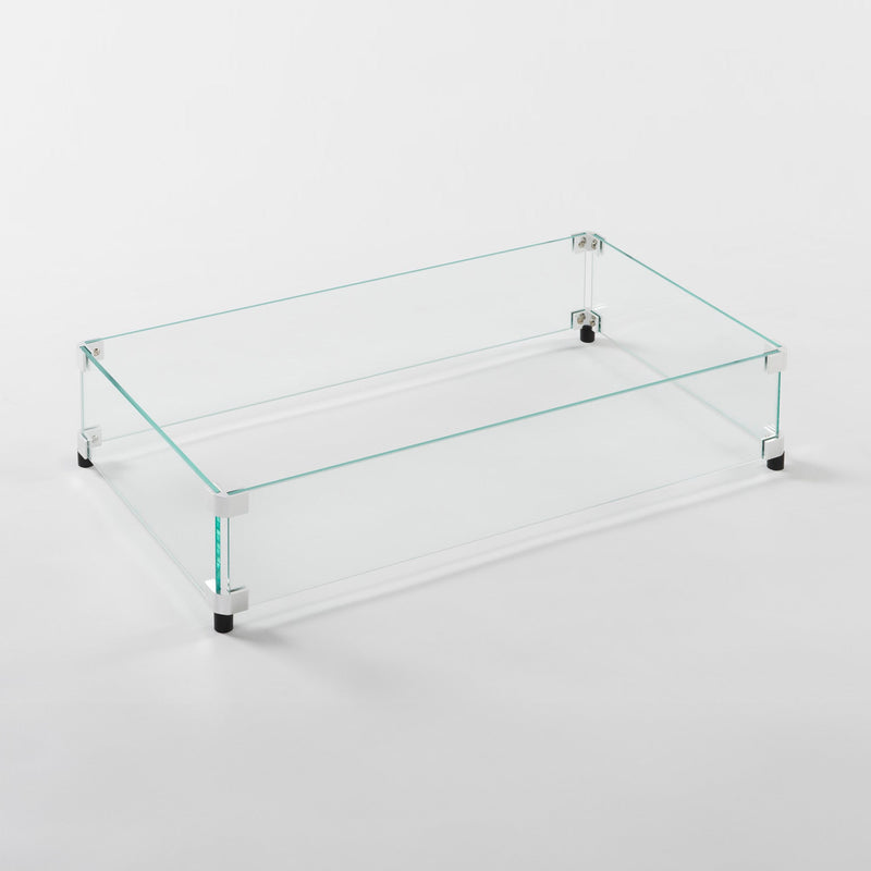 Outdoor GreatRoom Glass Wind Guard for Brooks/Kenwood Fire Tables