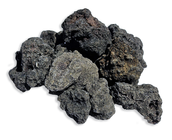 Warming Trends Black Lava Rock, 40 lb Bag