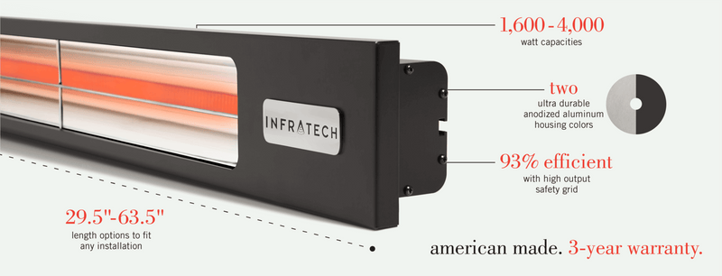 Infratech Slimline SL-40 4,000W Heater (63 1/2