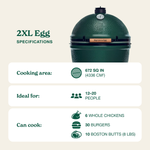 Big Green Egg 2XL EGG Kamado Charcoal Grill