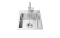 Bull Dual Mount Stainless Sink w/ Faucet – 15"