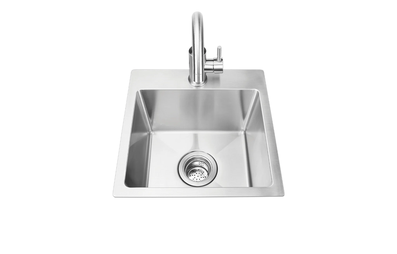 Bull Dual Mount Stainless Sink w/ Faucet – 15
