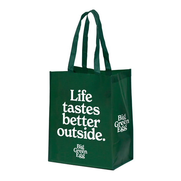 Big Green Egg Reusable 'Life Taste Better Outside'
