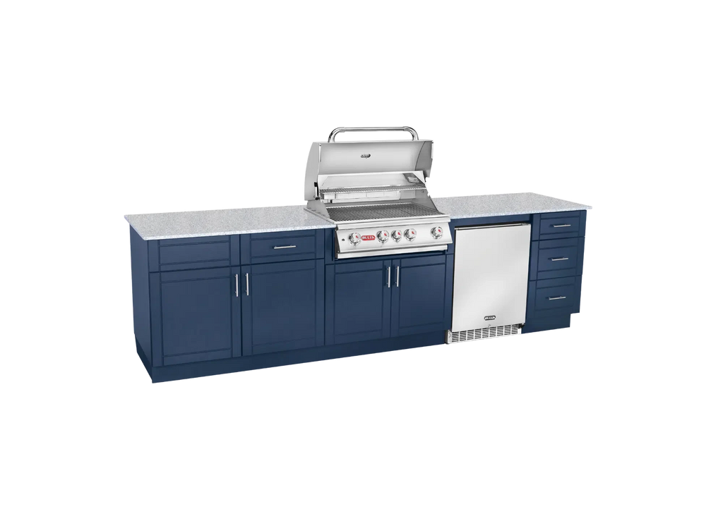 Bull DuraBull 10' Charleston Grill Island w/ 30" Angus Grill