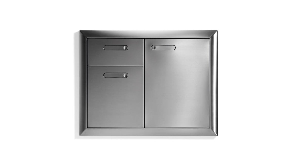 Lynx Ventana 30" Trash Center & Double Drawer Combo