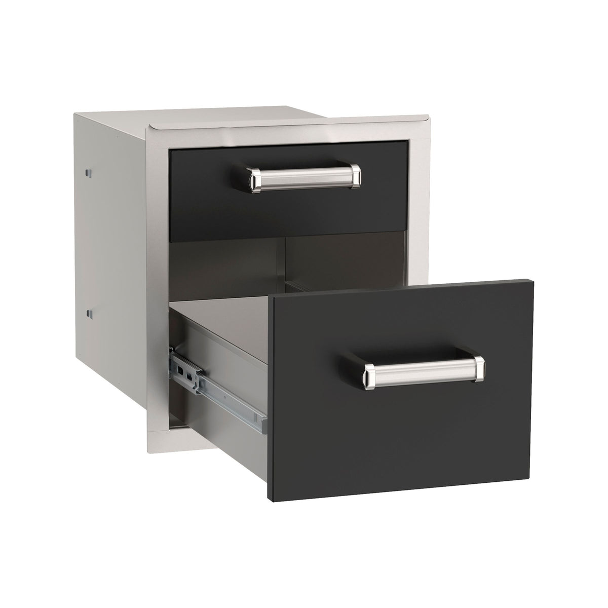 Fire Magic Echelon Black Double Drawer