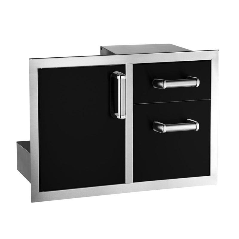 Fire Magic Echelon Black Access Door w/ Double Drawer