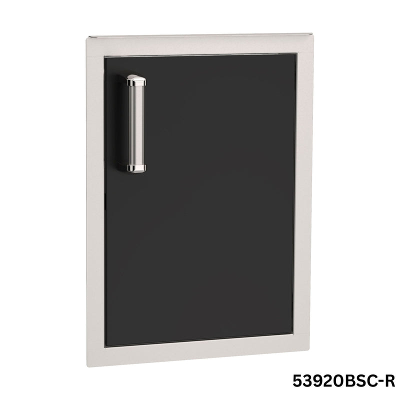 Fire Magic Echelon Black Vertical Single Access Door