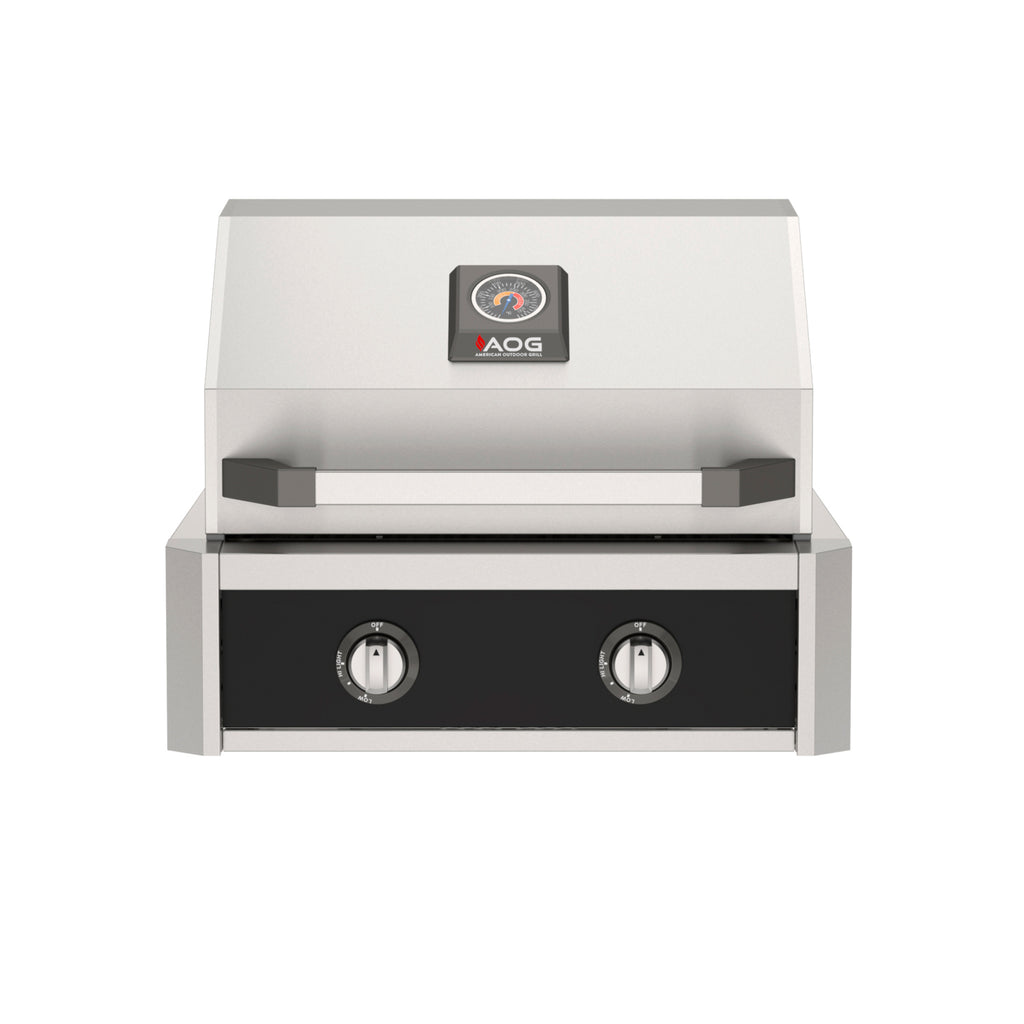 American Outdoor Grill T-Series 24" Built-In Gas Grill – black