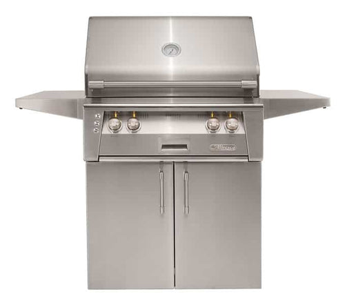 Alfresco 30" Standard Grill Cart – shown with grill head