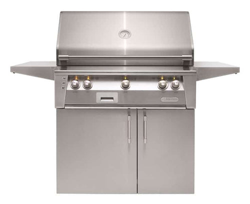 Alfresco 36" Standard Grill Cart – shown with grill head