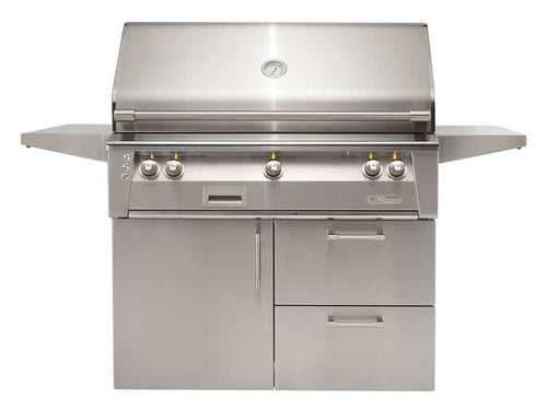 Alfresco 42" Deluxe Grill Cart – shown with grill head