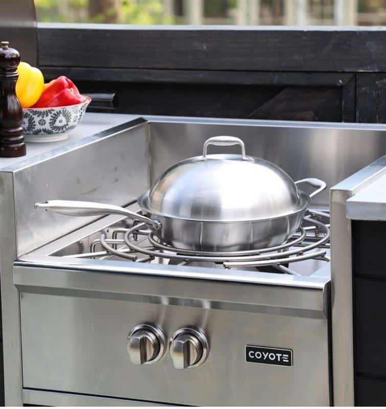 Coyote Wok for Power Burner – on burner