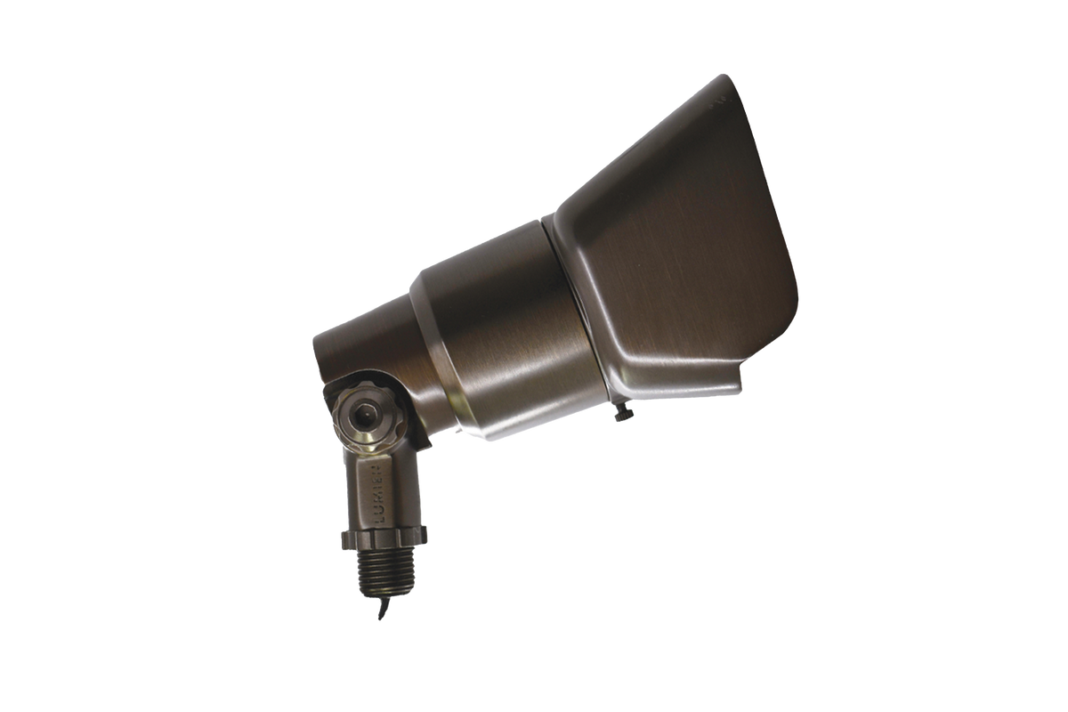 Lumien Flood Light, Solid Brass (Integrated)
