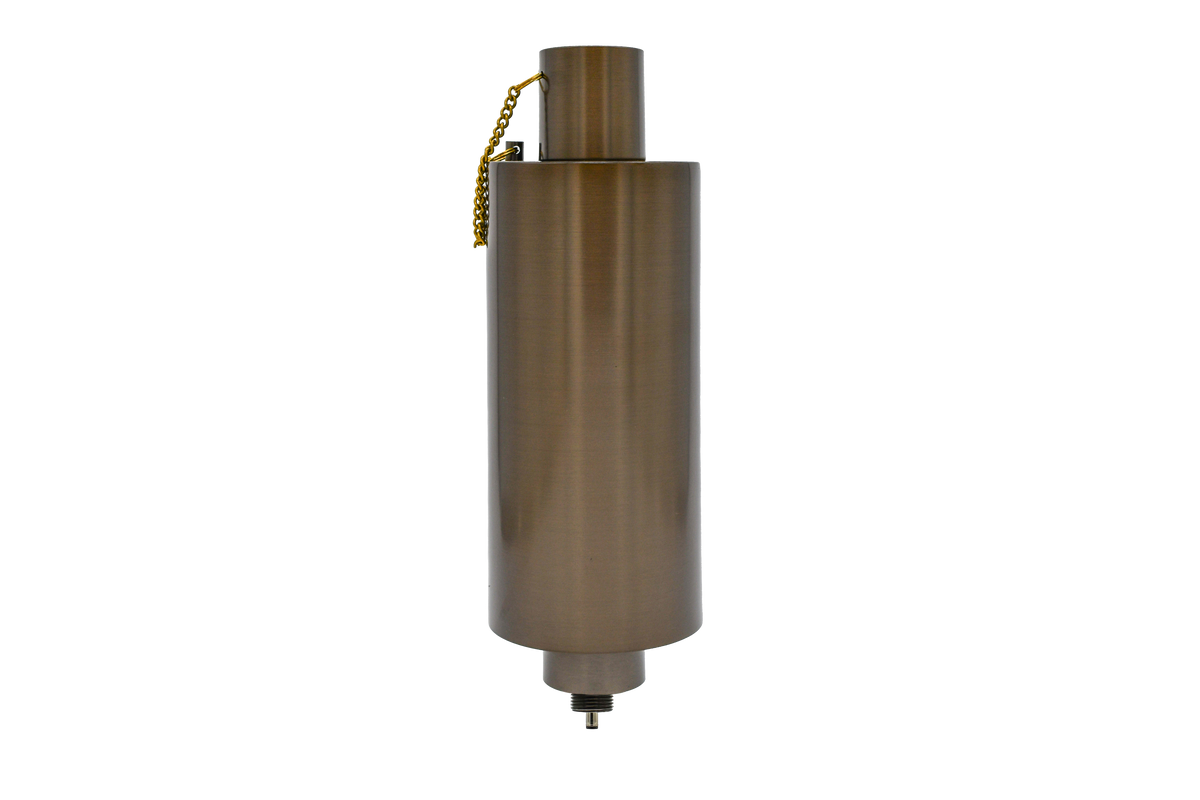 Lumien Pro Electric Tiki Torch, Antique Brass