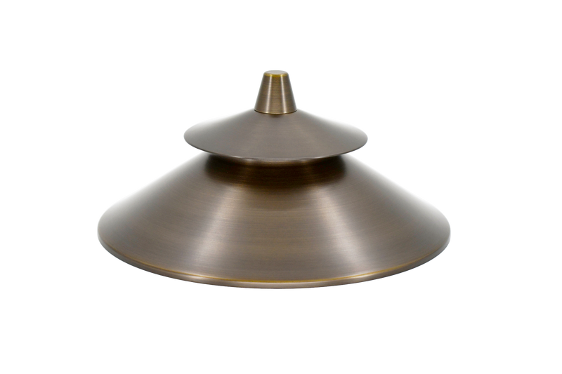 Lumien Solid Brass Path Light Hat