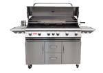 Bull Diablo grill cart with grill head installed