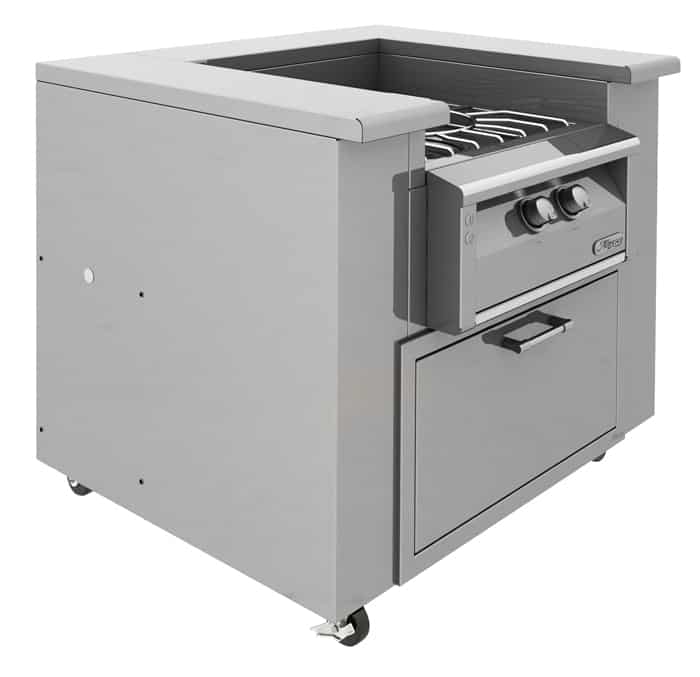 Alfresco Versa Power Stainless Counter with Storage