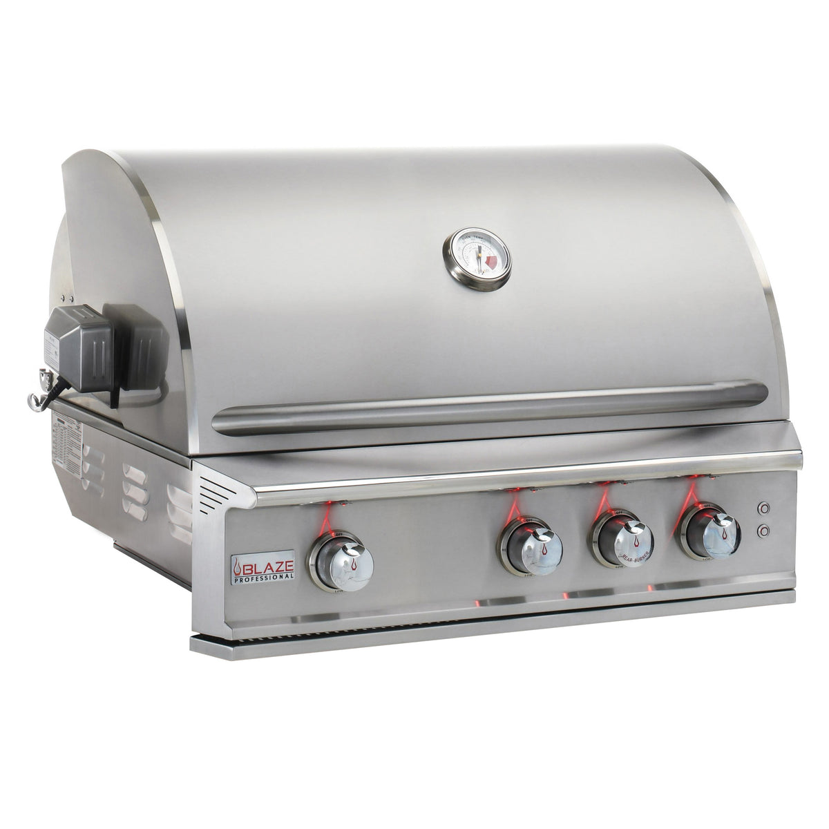 Blaze Professional Lux 34" 3-Burner Built-In Gas Grill w/ Rear Burner & Rotisserie – view 3