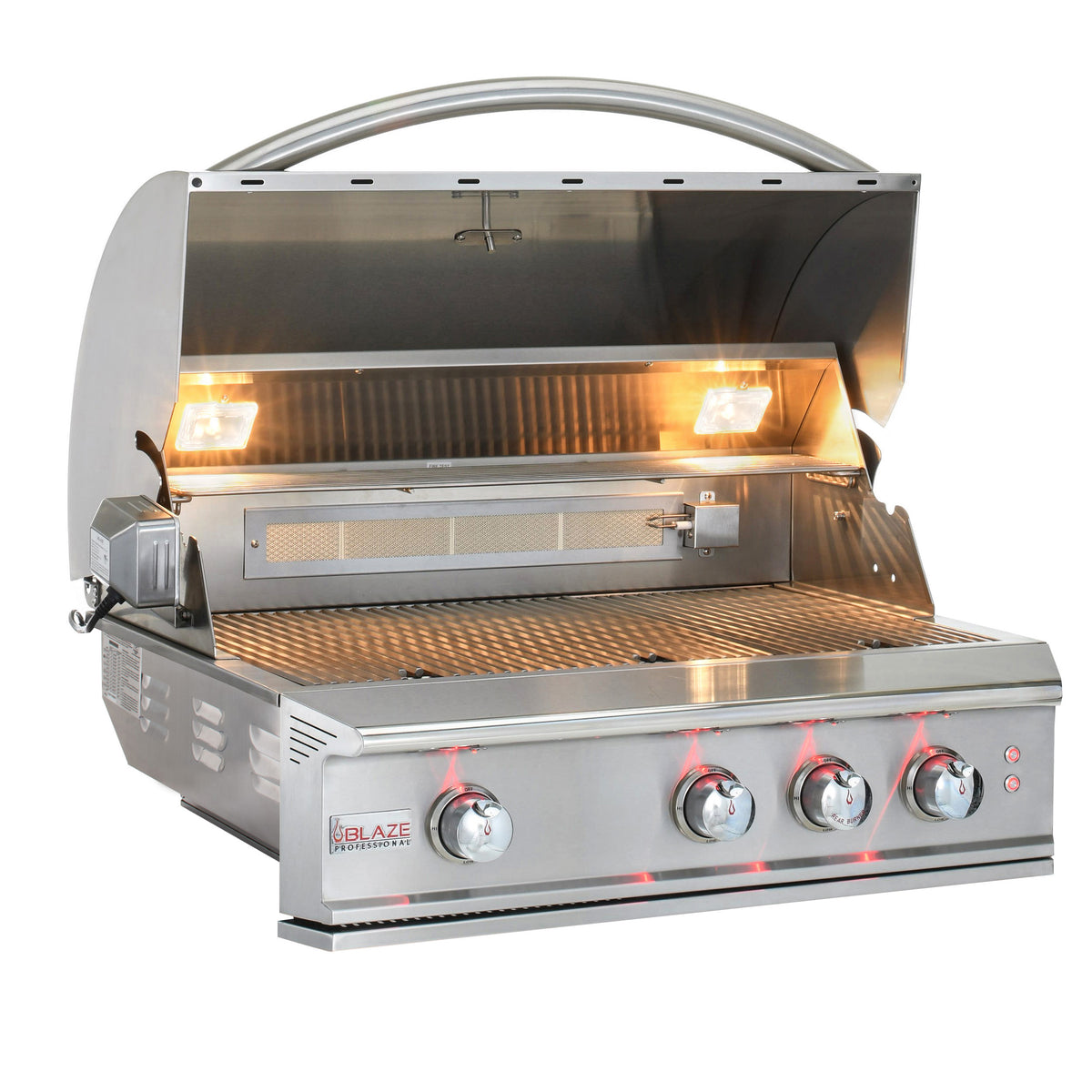 Blaze Professional Lux 34" 3-Burner Built-In Gas Grill w/ Rear Burner & Rotisserie – view 2