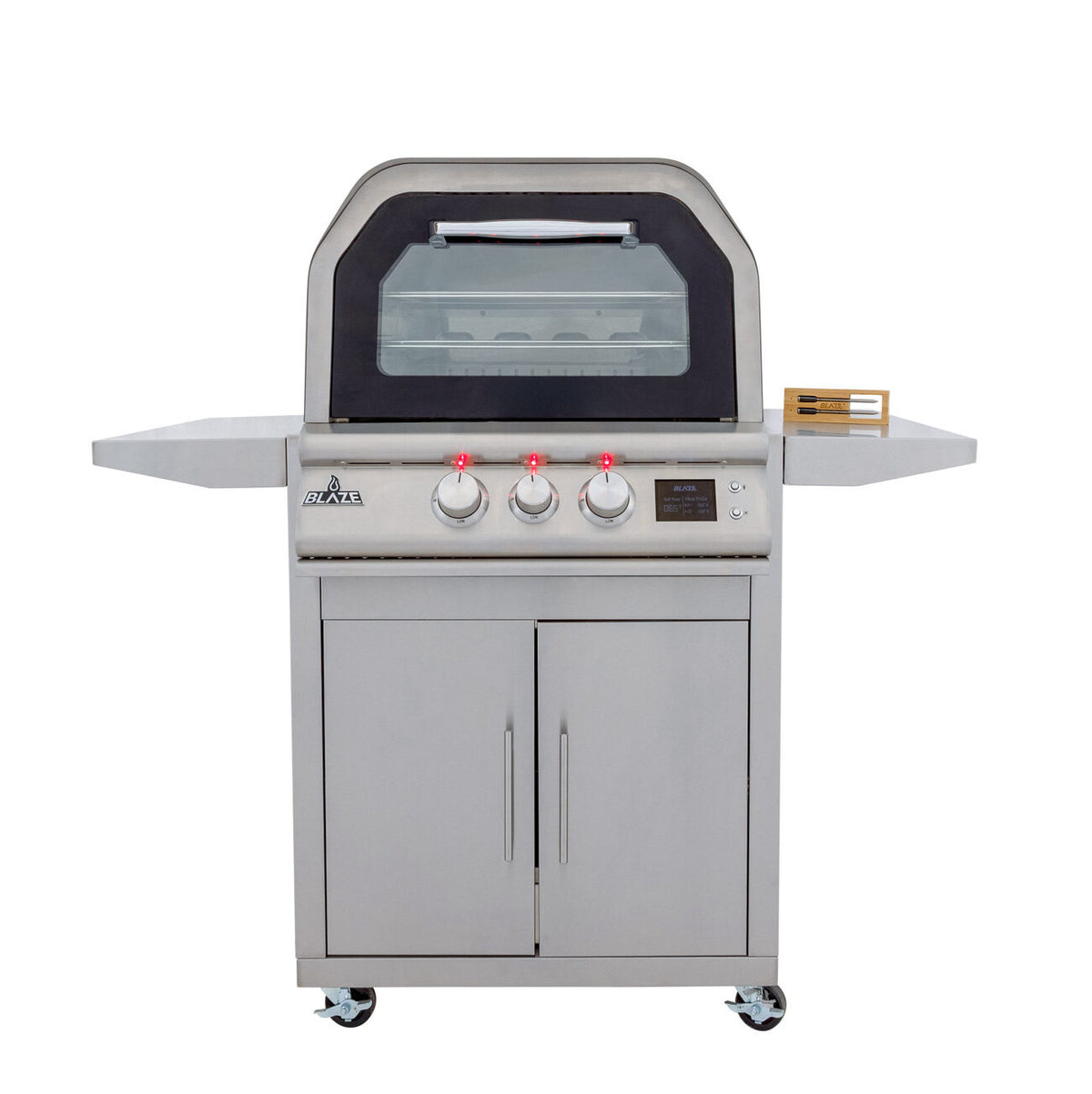 Blaze 26" Gas Outdoor Pizza Oven w/ Rotisserie & Meat Probes