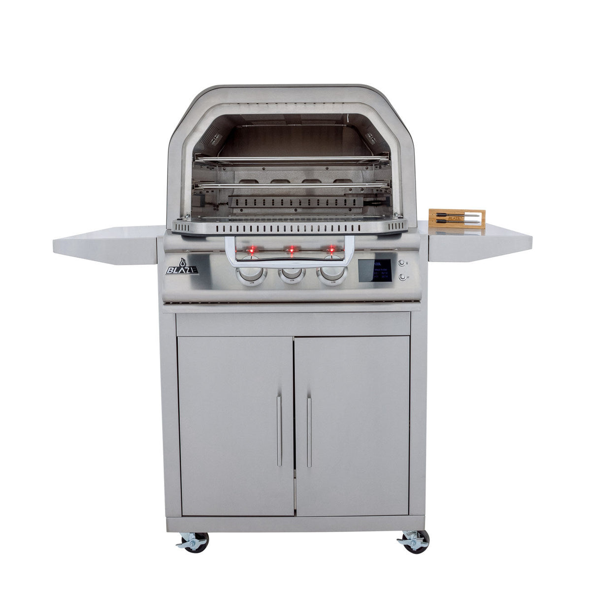 Blaze 26" Gas Outdoor Pizza Oven w/ Rotisserie & Meat Probes – view 2