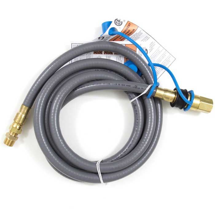 Blaze 1/2" x 10' Gas Hose w/ Quick Disconnect