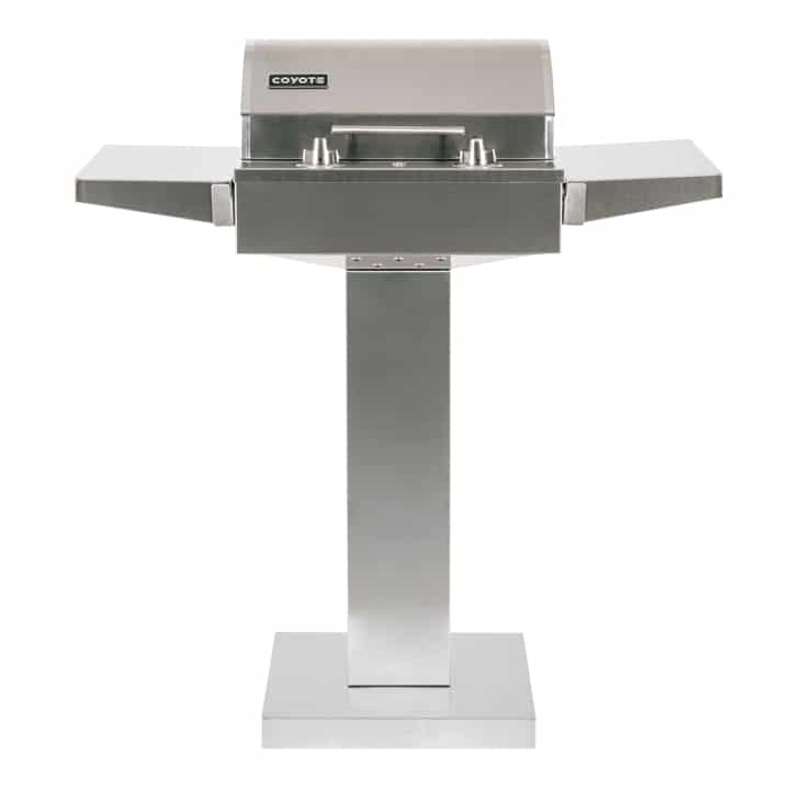Coyote Pedestal Cart for Electric Grill – shown with C1EL120SM