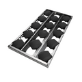 Coyote Ceramic Briquette Set – 36"