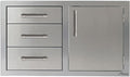 Alfresco 32" Door & Triple Drawer Combo