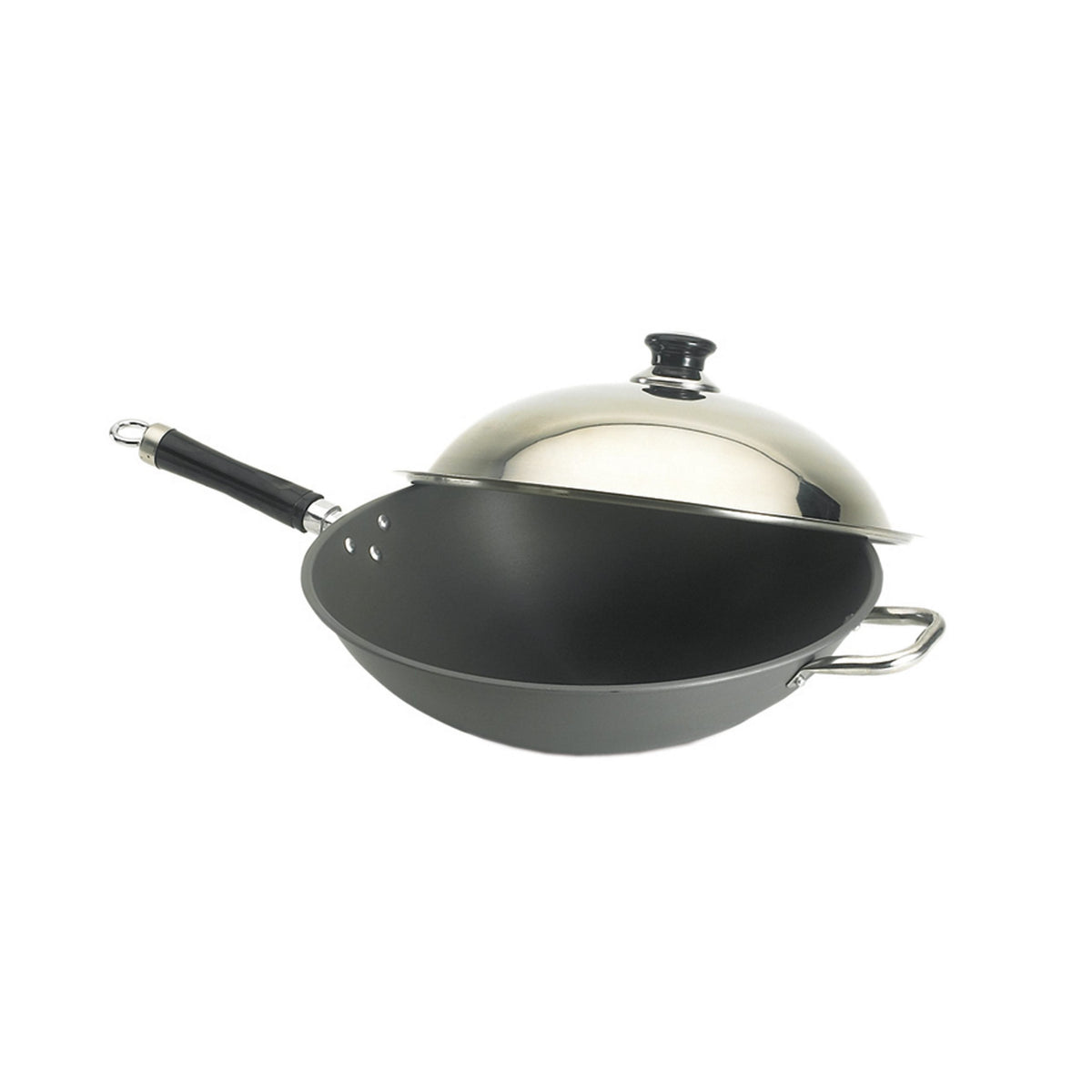Fire Magic 15" Hard Anodized Wok w/ Stainless Cover