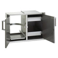 Fire Magic Premium Flush Double Doors w/ Trash Tray & Dual Drawers