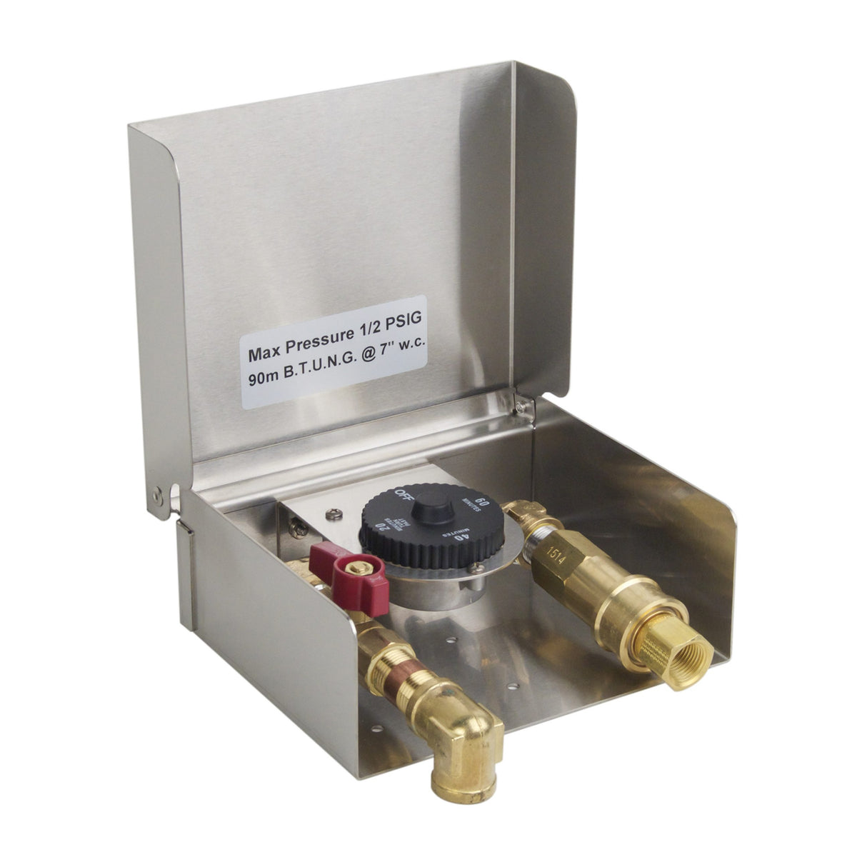 Fire Magic Gas Connection Box w/ 1-Hour Timer & Quick Disconnect
