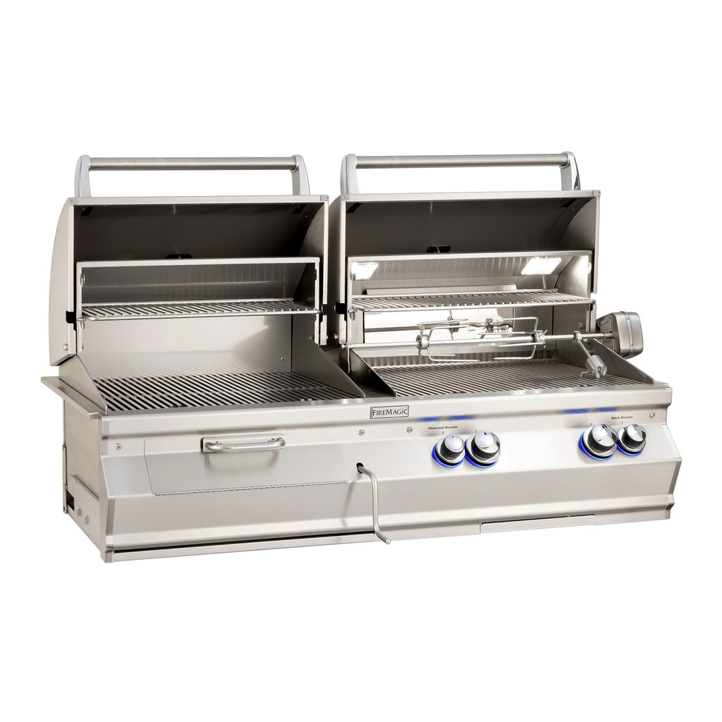 Fire Magic Aurora A830i Built-In Gas/Charcoal Combo Grill