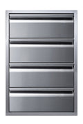 Memphis 21" Four Drawer Stack