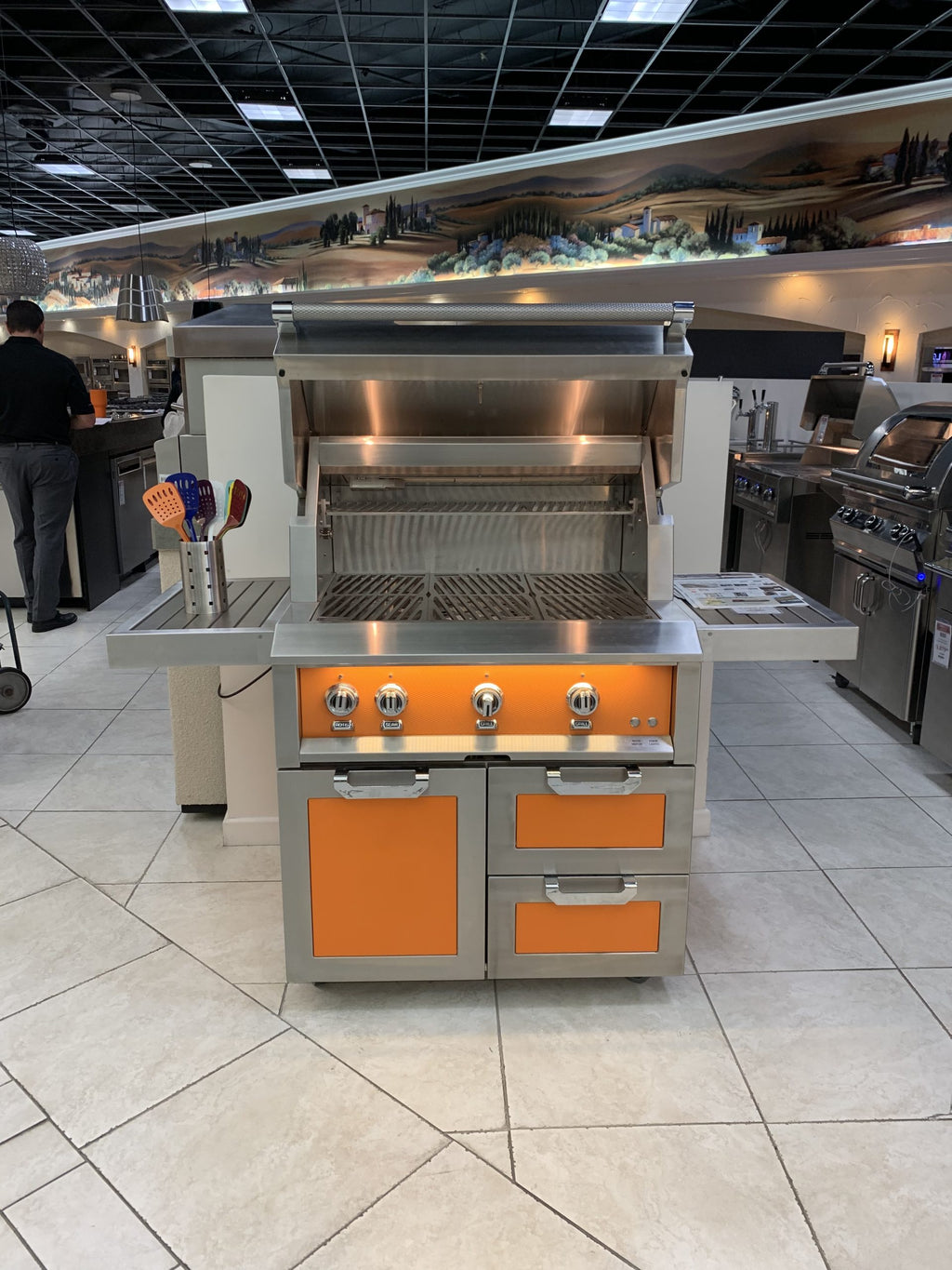 Hestan Double Drawer w/ Single Door Grill Cart – view 5