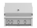 Hestan 36" Built-In Gas Grill w/ 2 Trellis & 1 Sear Burner & Rotisserie