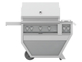 Hestan 36" Freestanding Gas Grill w/ Deluxe Cart, 3 Trellis Burners, Double Side Burner & Rotisserie