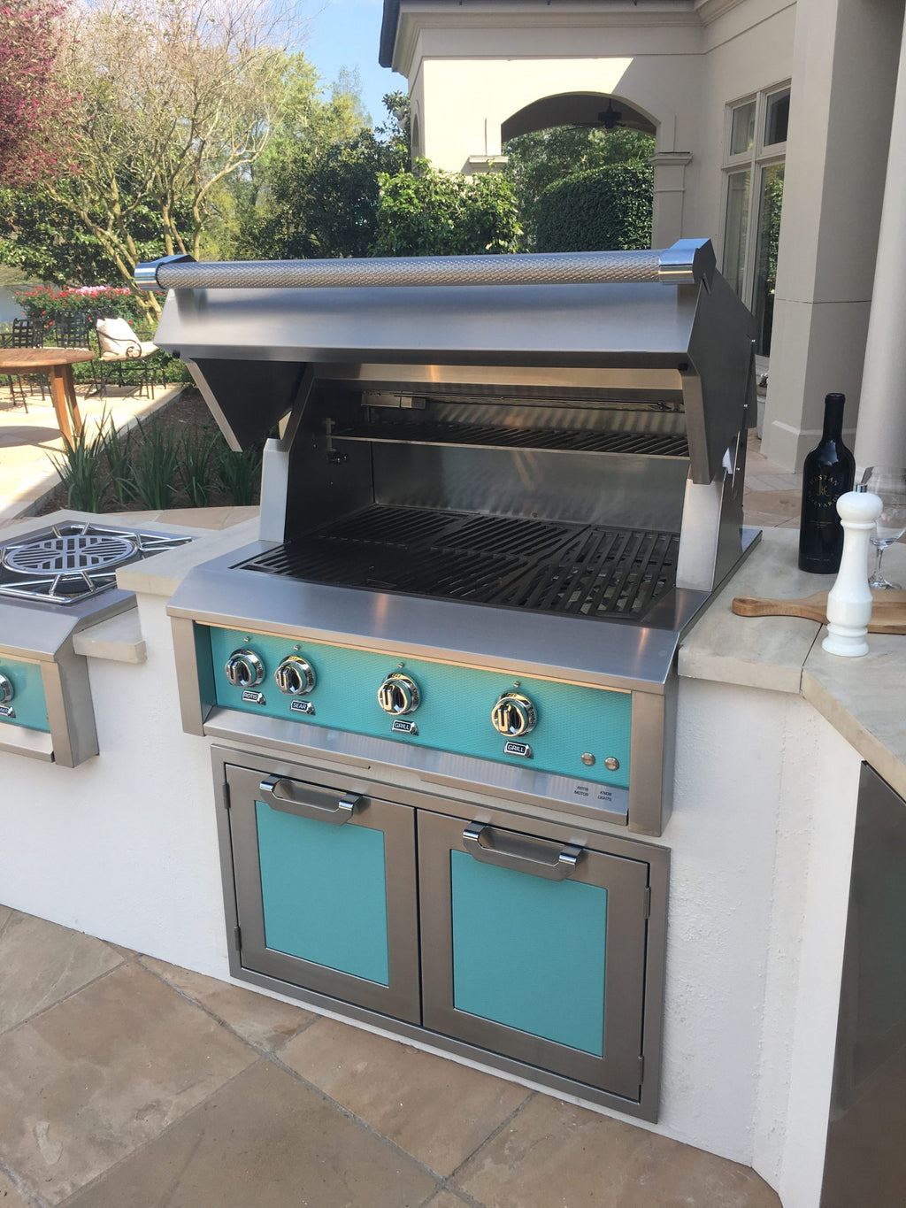 Hestan 36" Built-In Gas Grill w/ 3 Trellis Burners & Rotisserie – view 5