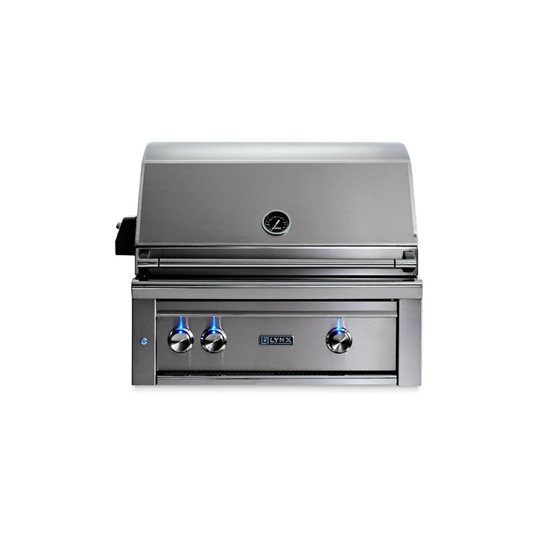 LYNX PROFESSIONAL BUILT-IN GRILL - TRIDENT BURNERS, FLAMETRAK AND ROTISSERIE