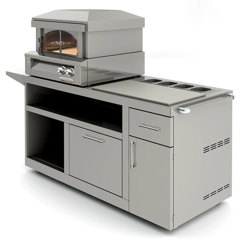 Alfresco 30" Deluxe Pizza Oven Prep Cart