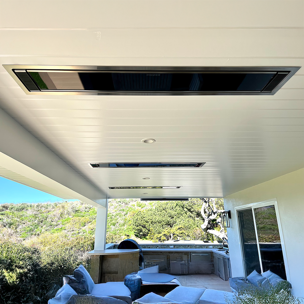 Bromic Platinum Electric Low Clearance Ceiling Recess Kit – detail