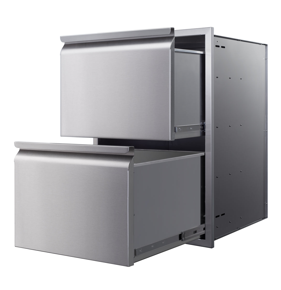 Memphis 21" Two Drawer Stack – open