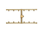 Warming Trends CROSSFIRE H-Style Rectangle Brass Burner