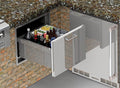 Alfresco 26" Under-Counter Ice Drawer & Beverage Center