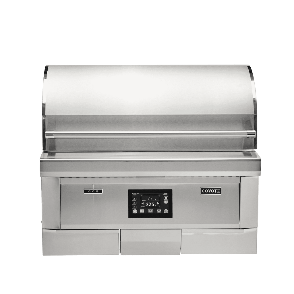 Coyote 36" Next-Gen Built-In Pellet Grill – front