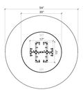 Warming Trends 54" Circle Ready-to-Finish Fire Pit Kit