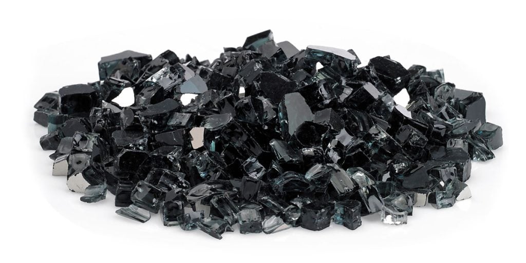 Warming Trends Reflective Fireglass, 1/2" Crushed, 25 lb Tub