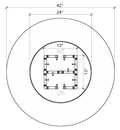 Warming Trends 42" Circle Ready-to-Finish Fire Pit Kit